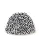 MILLO WOMEN Fur Knit Bucket Hat [Gray]