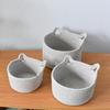 Round Cotton Rope Rattan Cat Ear Storage Basket