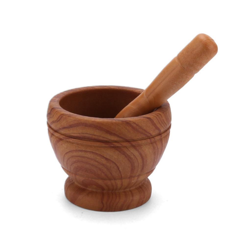 Manual Mashing Medicine Pot Multi-function Stone Mortar Household Mortar Pestle Set Garlic