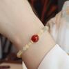 Natural Citrine Bracelet, Agate Bracelet. Fashion Women Daily Jewelry Lucky Gift