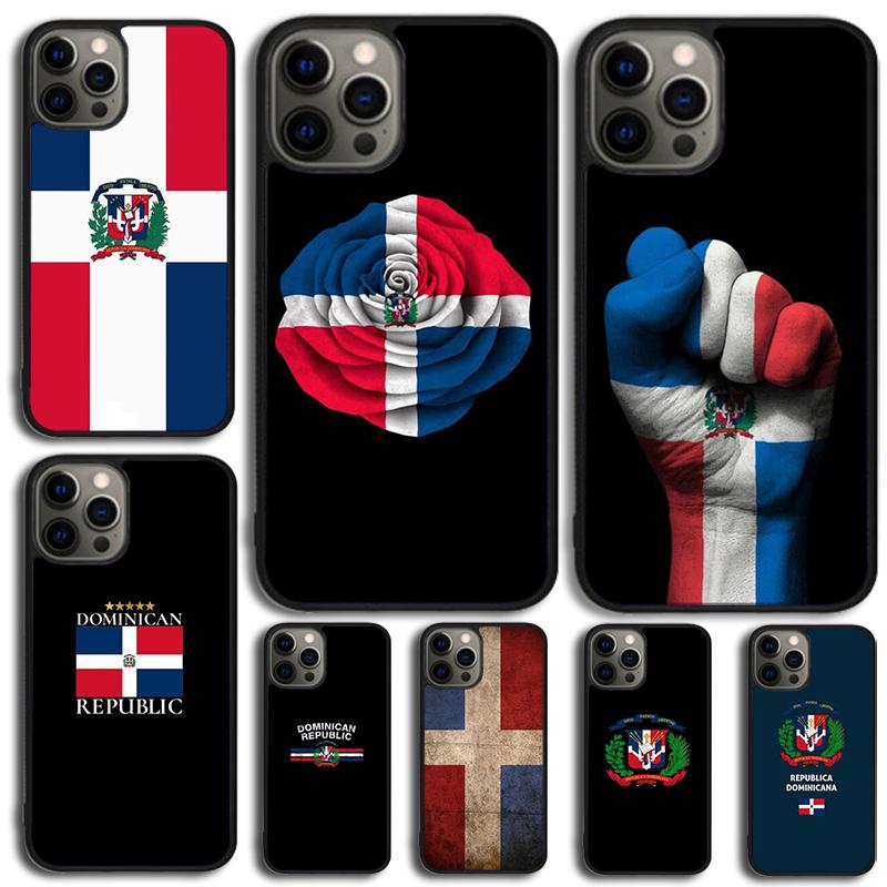 Dominican Republic Coat Of Arms Phone Case For iPhone 17 Air 15 16e 14 13 Pro Max Coque 12 11 Pro Max PLUS cover