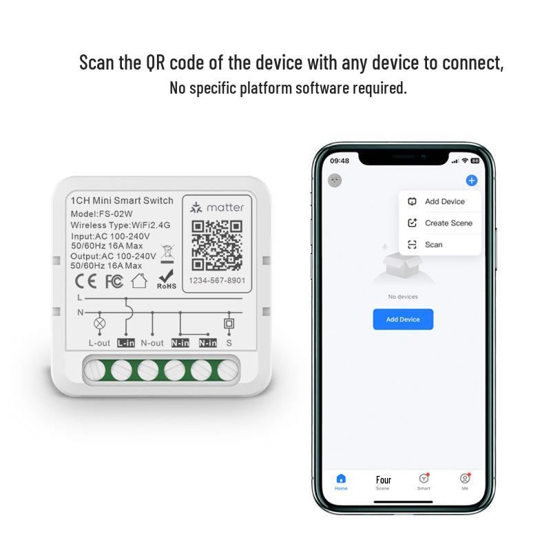 Graffiti Matter Smart Home Voice-Controlled Switch with Timing and Cross-Platform Compatibility