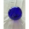 Used [Good Condition/rare] Purchased In Denmark Glass Floating Ball Cobalt Blue Object