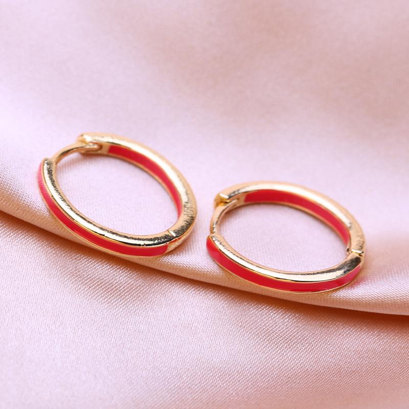 KNIKOO Runde Clip-Ohrringe für Damen, modische Creolen, Schmuck für Hochzeit, Party, Geschenke, Zirkonia, CZ-Ohrringe