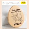 Egg Dinosaur Wooden Puzzle With Brain Teasers For Toddlers And Early Education
