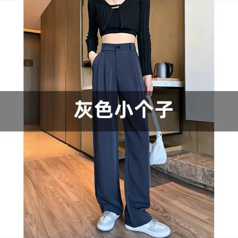 Women s High Waisted Wide Leg White Suit Pants S