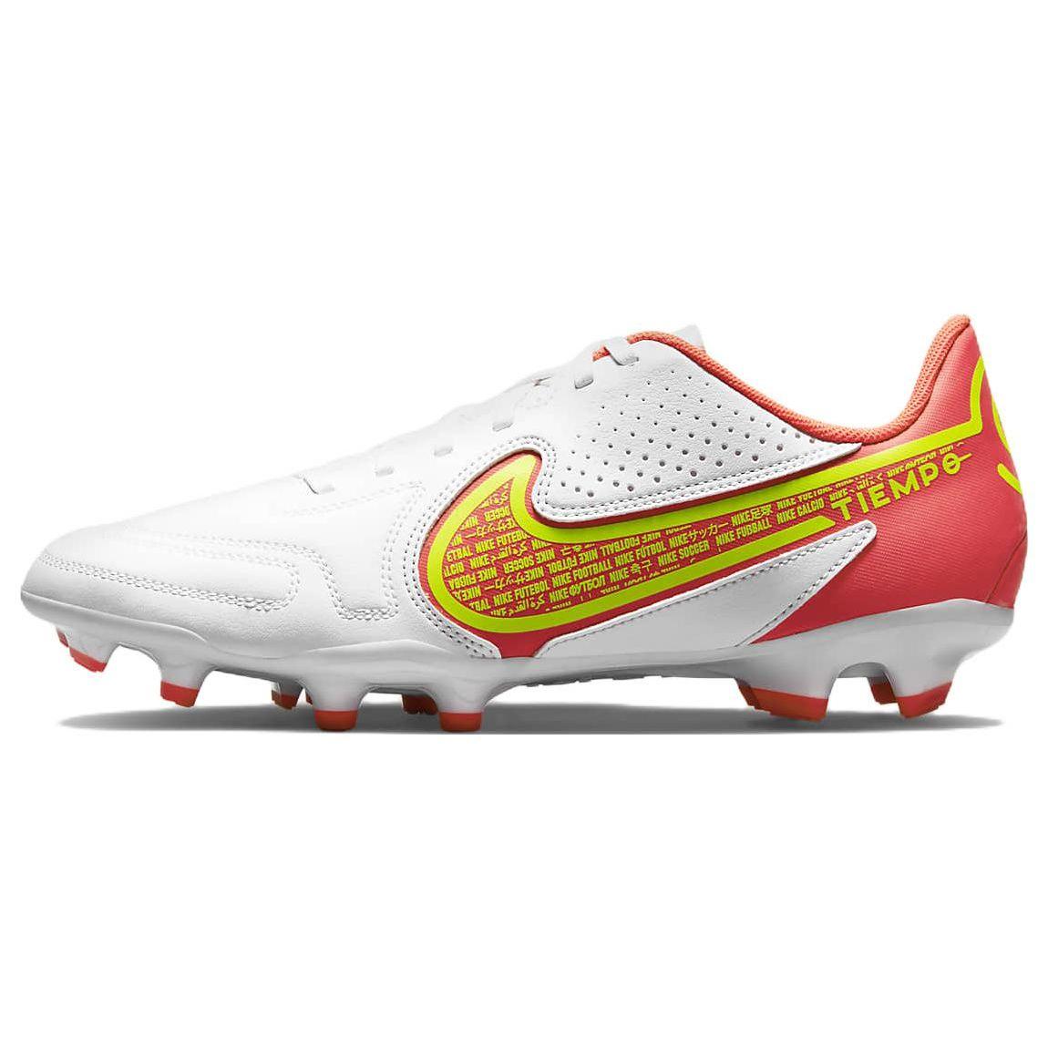 

Nike Кроссовки унисекс Tiempo Legend 9 Club MG Motivation Pack Белый Ярко-малиновый Вольт DA1176-176 40