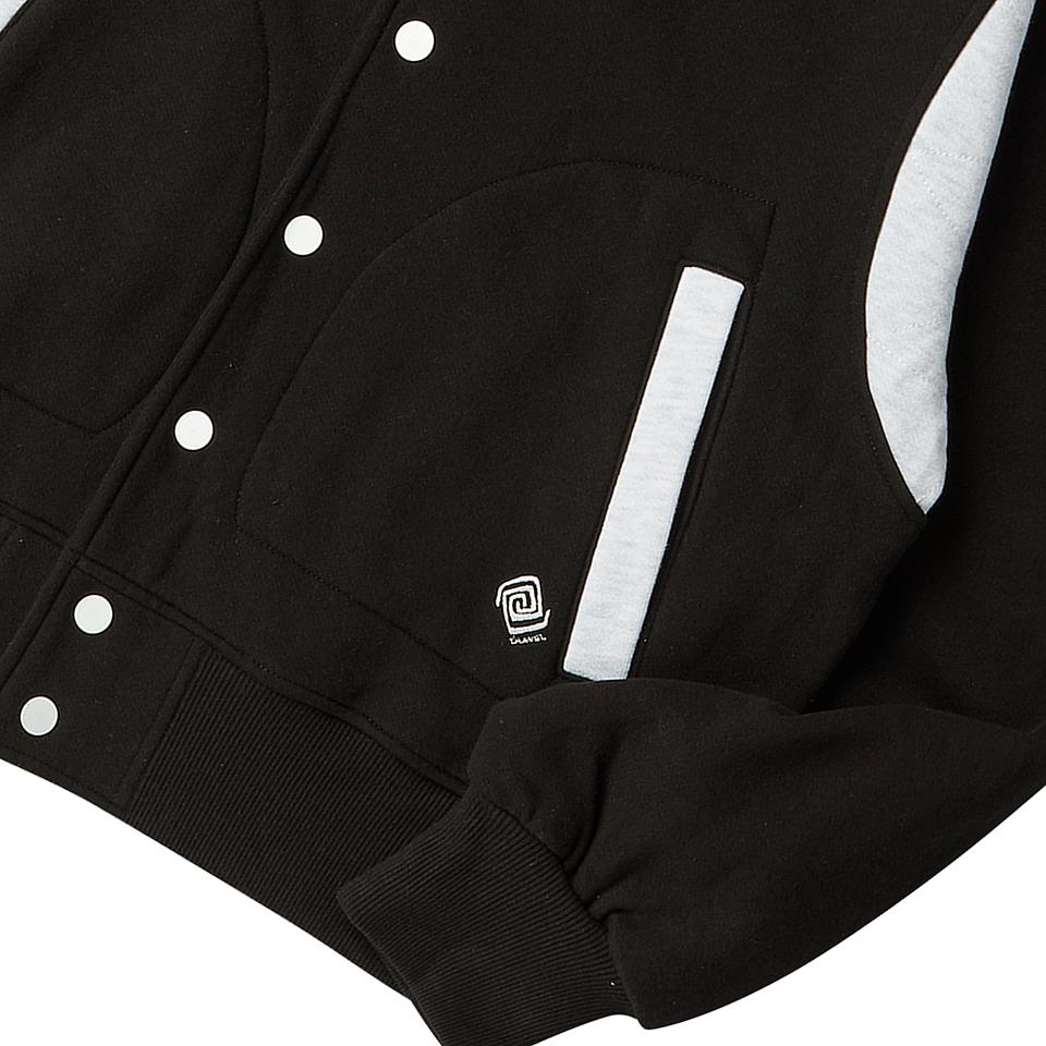 Travel Scout Varsity Sweat-Jacket Black
