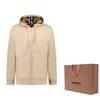 Burberry Hove Check Embroidery Logo Zip Hoodie 80847721