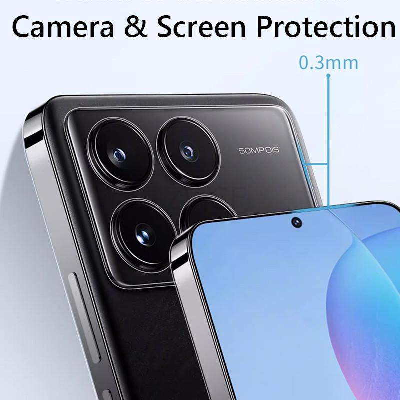 Simple Slim Soft TPU Clear Transparent Phone Case On For Xiaomi Poco F6 Pro PocoF6 Pro G Cover Fundas Capa
