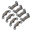 8Pcs Front & Rear Brake Pads Replacement for Polaris RZR 800 2008