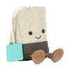 Yousheng Cute Tea Bag Plush Toy, Soft Stuffed Animal Doll for Kids, Funny Creative Plushie for Birthday Gift, Stress Relief