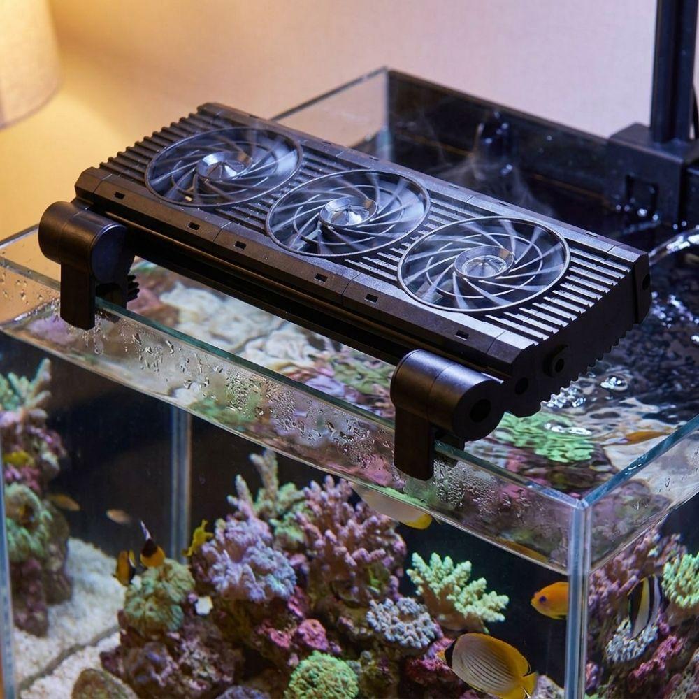 Silent Fish Tank Chiller Fan Variable Speed Aquarium External Fan Aquarium Cooling Fan Summer