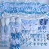 40Pcs/Set Pink Handmade Material Pack Pain Bag Bow Lace Accessories Set Colorful Material Pack Set
