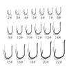 100pcs/Box Fishing Hooks Iseama Circle Carp Eyed Fishing Hook Set Size 2-15# Ring Eye Japan Fishhooks Single Jig Hook