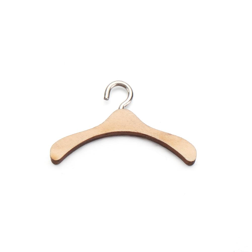Zubehör Kleidung für Puppen Kleiderorganizer Holz-Kleiderständer Kleiderbügel Schalhalter