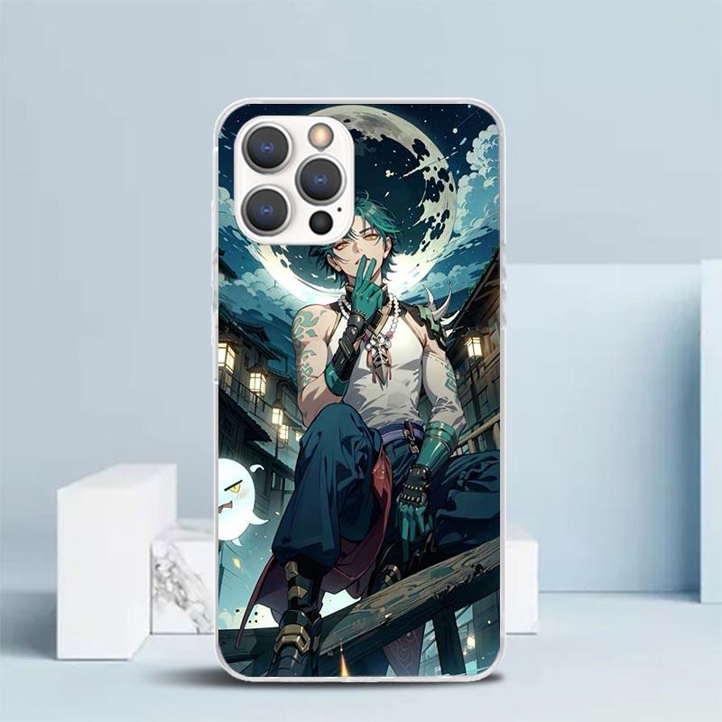 Xiao Genshin Impact Phone Case For IPhone 16 17 Air 16E 15 14 Plus 13 Mini 12 11 Pro Max 7 8 + SE 2020 Soft TPU Back Cover 16 17