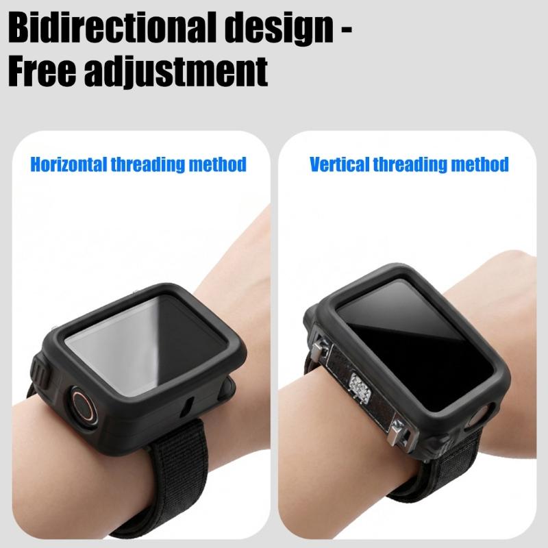Silicone Protective Cover For Action Camera Case With Adjustable Wrist Strap For Secure Mount During Outdoor Activity