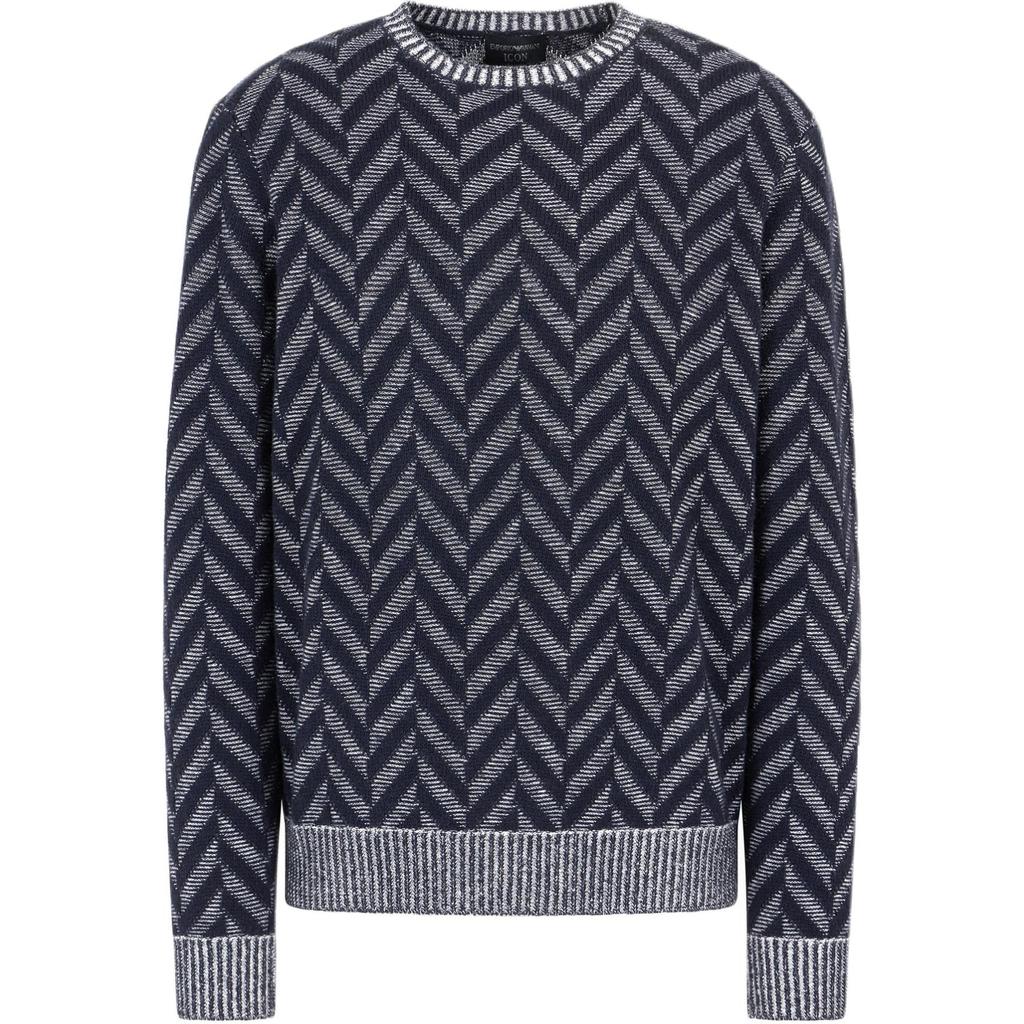 Emporio Armani Herringbone-pattern Sweater EM000508-AF12220-FB075