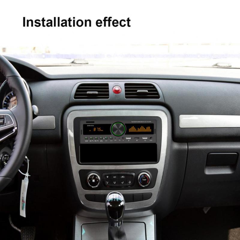 1 DIN Head Unit Audio Copy Bluetooth TF USB AUX FM AM Radio Car Locator MP3 Player FM AM 12V USB/SD/AUX Input