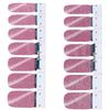 14pcs SelfAdhesive Nail Sticker DIY Glitter Fashionable Nail Polish Strip Full Wraps Decal(02 )