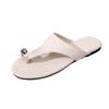 Flat bottom versatile, beautiful, beautiful, soft bottom metal toe beach cool slippers women's summer wear