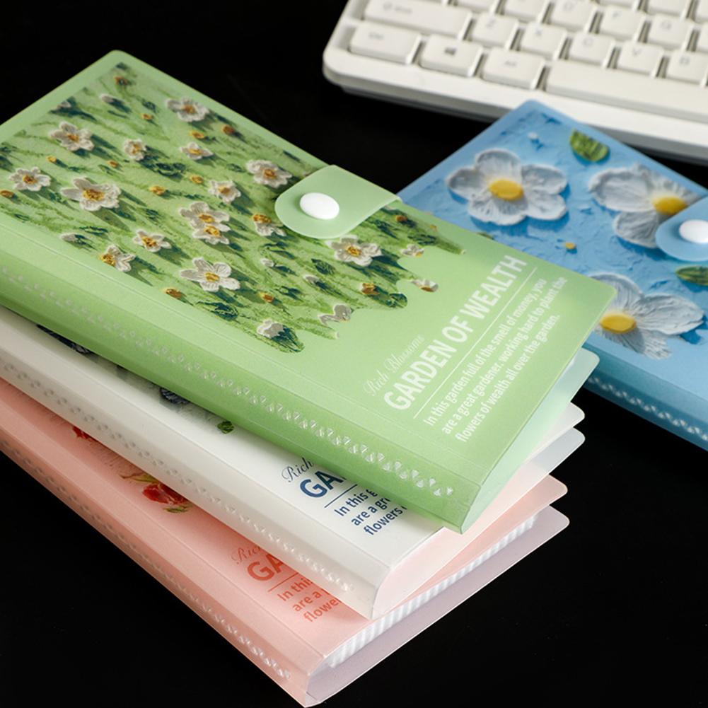 Budgets Savings Challenge-Binder,100 Day Plan Envelope Budgets Book,Easy And Fun Way To Save Money,Floral Pattern Cash Holder