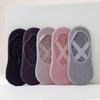 3 Pairs/5 Pairs/1 Pair Yoga Socks Women Cotton Silicone Non-slip Pilates Grip Towel No-Show Barre Breathable Bandage Sports Sock