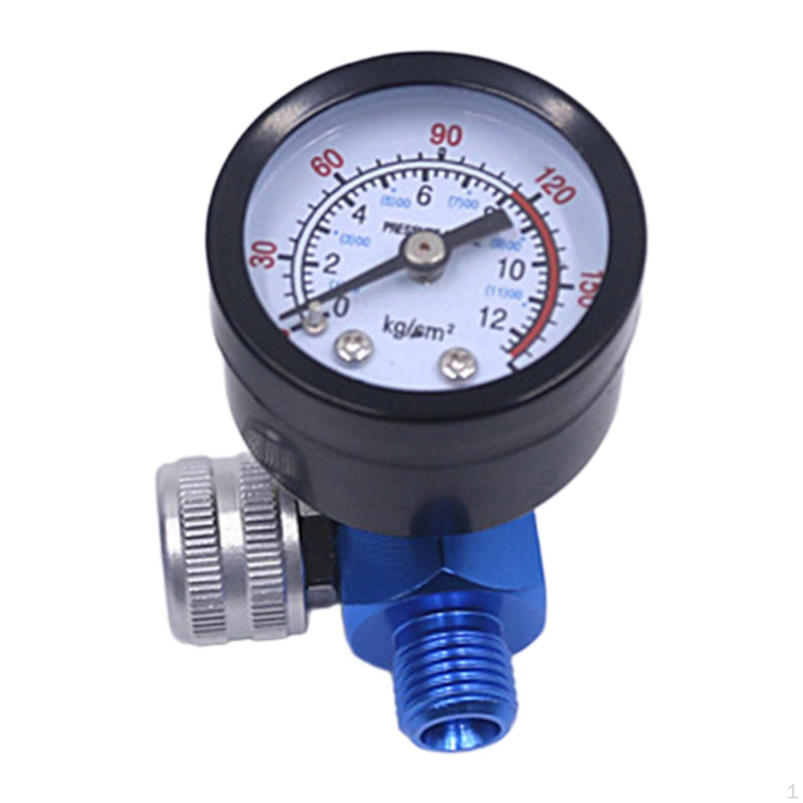 

Air Pressure Regulator Adjusting Valve G1/4 Compact Sturdy Adjustable Argent Knob