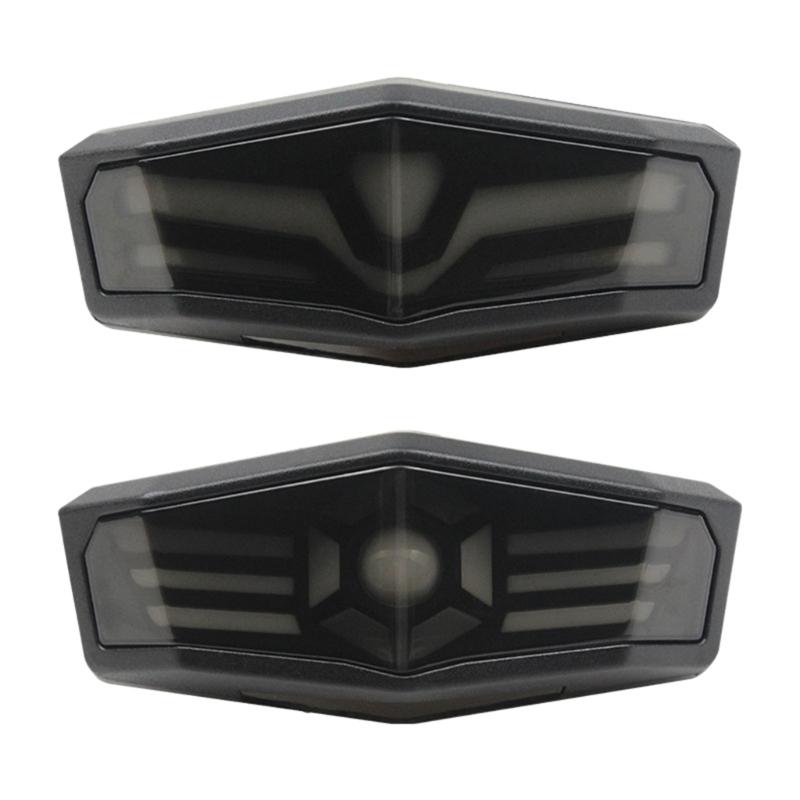 Versatile Motorcycle Tail Light Assembly with LED Turn & License Plate Illumination Motorcycle LED Rear Light set ABS