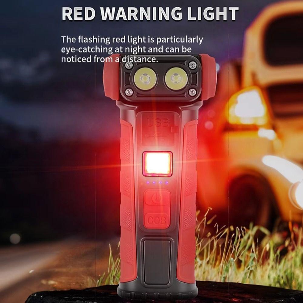 Super Bright Work Light Magnetic Base Pocket Torch Multifunctional LED Flashlight  Emergency Use