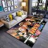 "Naruto Anime Carpet with Characters Print for Living Room Decor" Suitable for Use As an Anti-slip for Living Room Bedroom Sofas