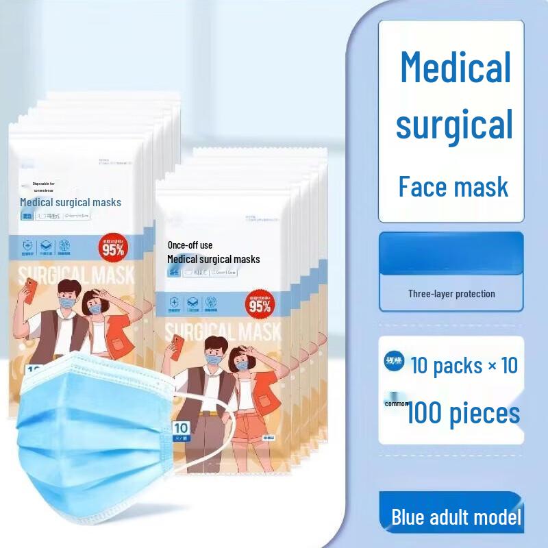 Star Rudder 3-Ply Disposable Adult Face Masks