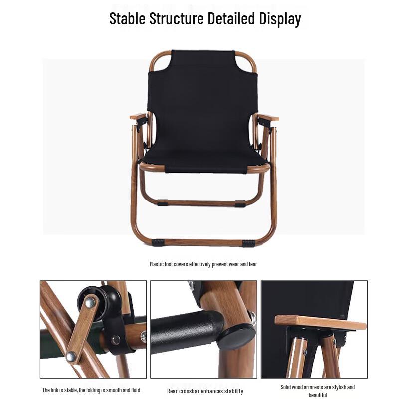 Portable Aluminum Kermit Folding Camping Chair