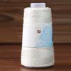 1PC Sequined Yarn Shiny Silk Thread DIY Handmade Silver Thread Yarn Hand Woven Pure Cotton Real Silk Gift Knit