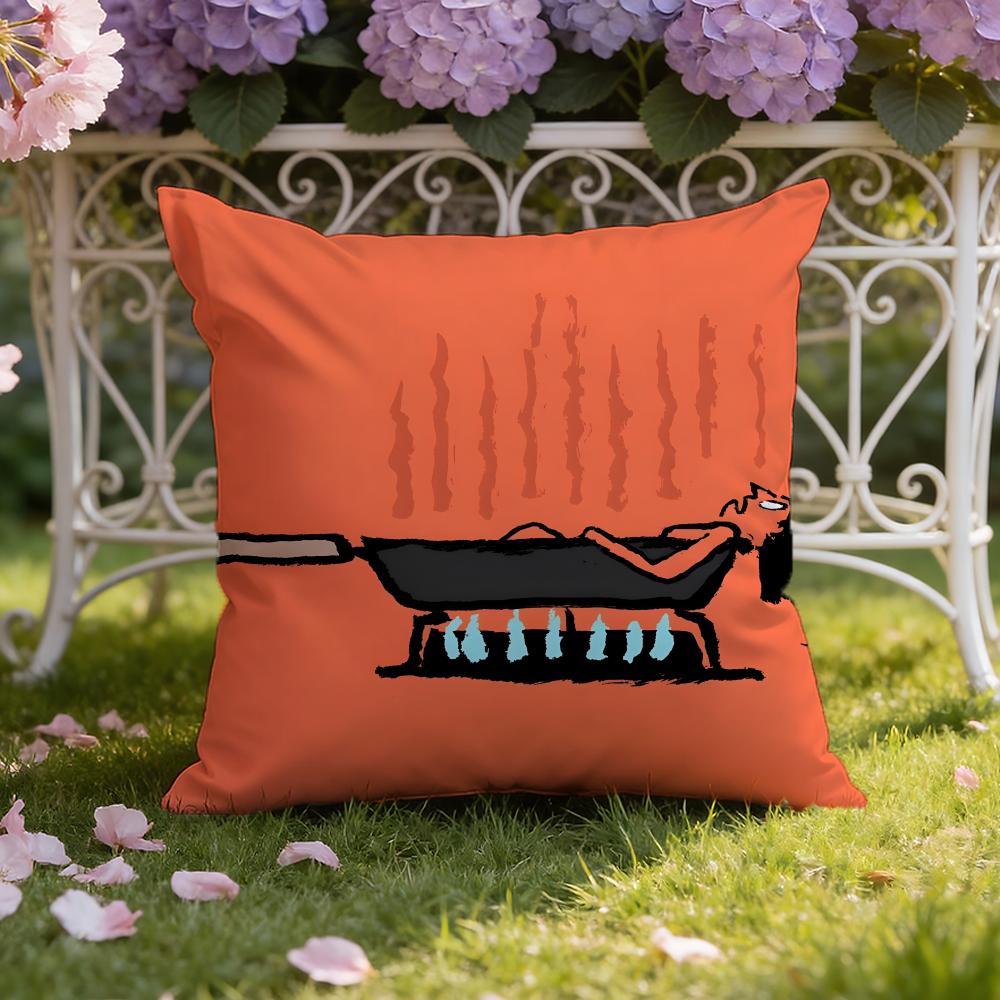 Ästhetische Kunst J-Jean-Jullien Kissenbezug Home & Auto Doppelszenen-Kissenbezug: Wendbar für höchsten Tragekomfort