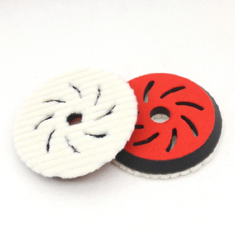Natural Wool Buffing Pad for Car Polishing Buffing and Cutting for Drill Adapter