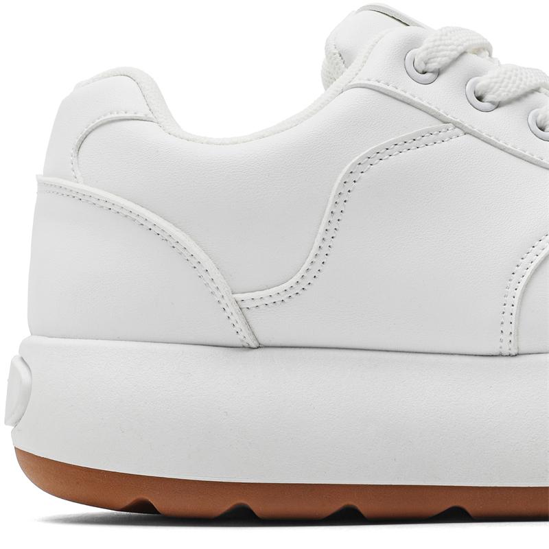 Hight Quality New Original Design Street Style Genuine Leather Sneakers For Men White Daily Dress Casual Height Increasing Shoes