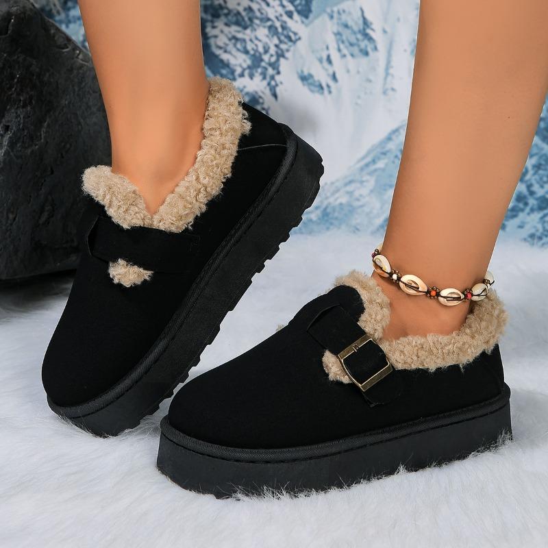 New Winter Flat Shoes Women's Snow Boots Plush Warm Winter Thick Fashion Women's Boots