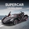 1/24 Koenigsegg JESKO Supercar Model Alloy Cast Toy Car Simulation Sound and Back Pull Children's Toy Collection Birthday Gift