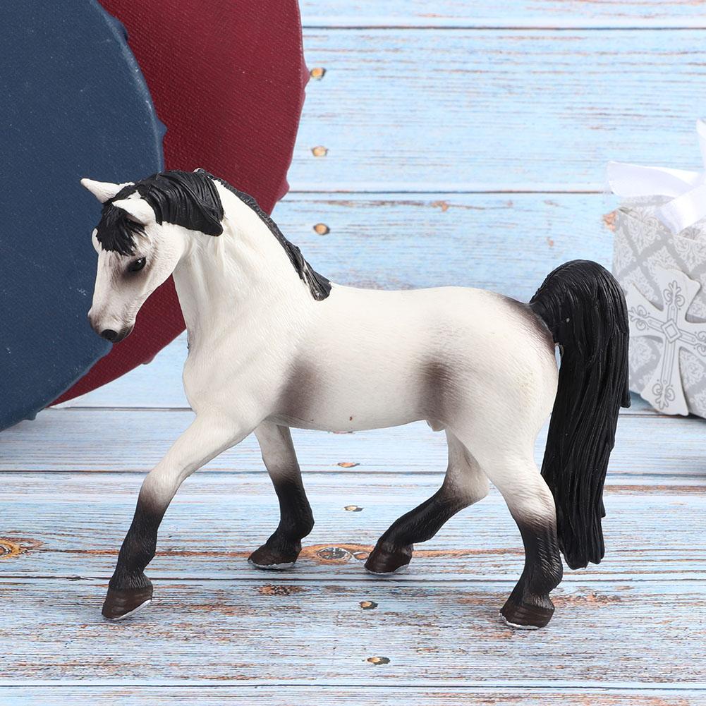 Simulation White Horse Model Animal Statue Children Kid Play Educational Toys Gift
