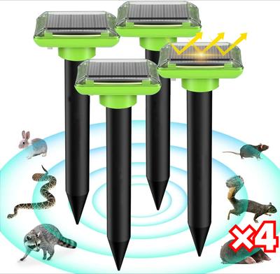 Repellente per parassiti da esterno a energia solare IP66 Impermeabile Dissuasore per serpenti roditori per giardino prato cortile orto cortile