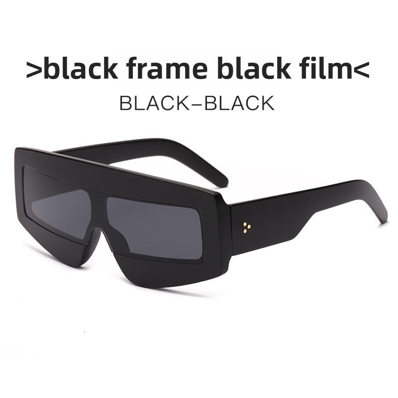 Modische übergroße quadratische Sonnenbrille mit UV400-Schutz für Reisen und Sommerausflüge