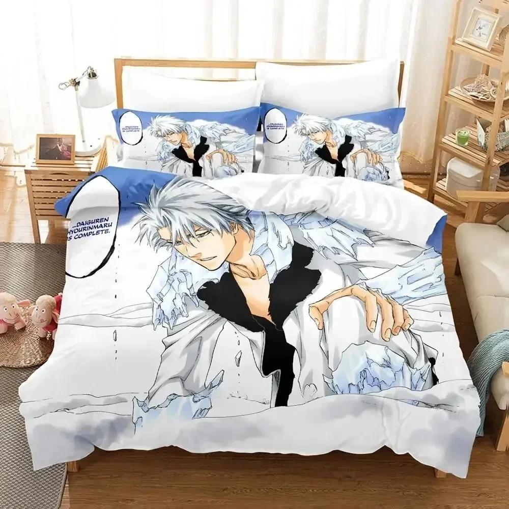 

2024 Bleach Bedding Set Single Twin Full Queen King Size Bed Set Adult Kid Bedroom Duvet cover Sets 3D Print Anime Bed Sheet Set 70x133cm 2pcs