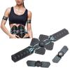 EMS Wireless Muscle Stimulator Unisex Abdominal Toner for Abdomen Back Thighs Calves Arm Forearms
