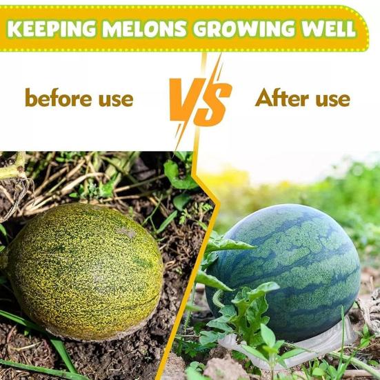 20 Pcs Melon Cradle Stackable Fruit Support Reusable Watermelon Stand Fruit Cradle Prevent Ground Rot for Cantaloupe Strawberry