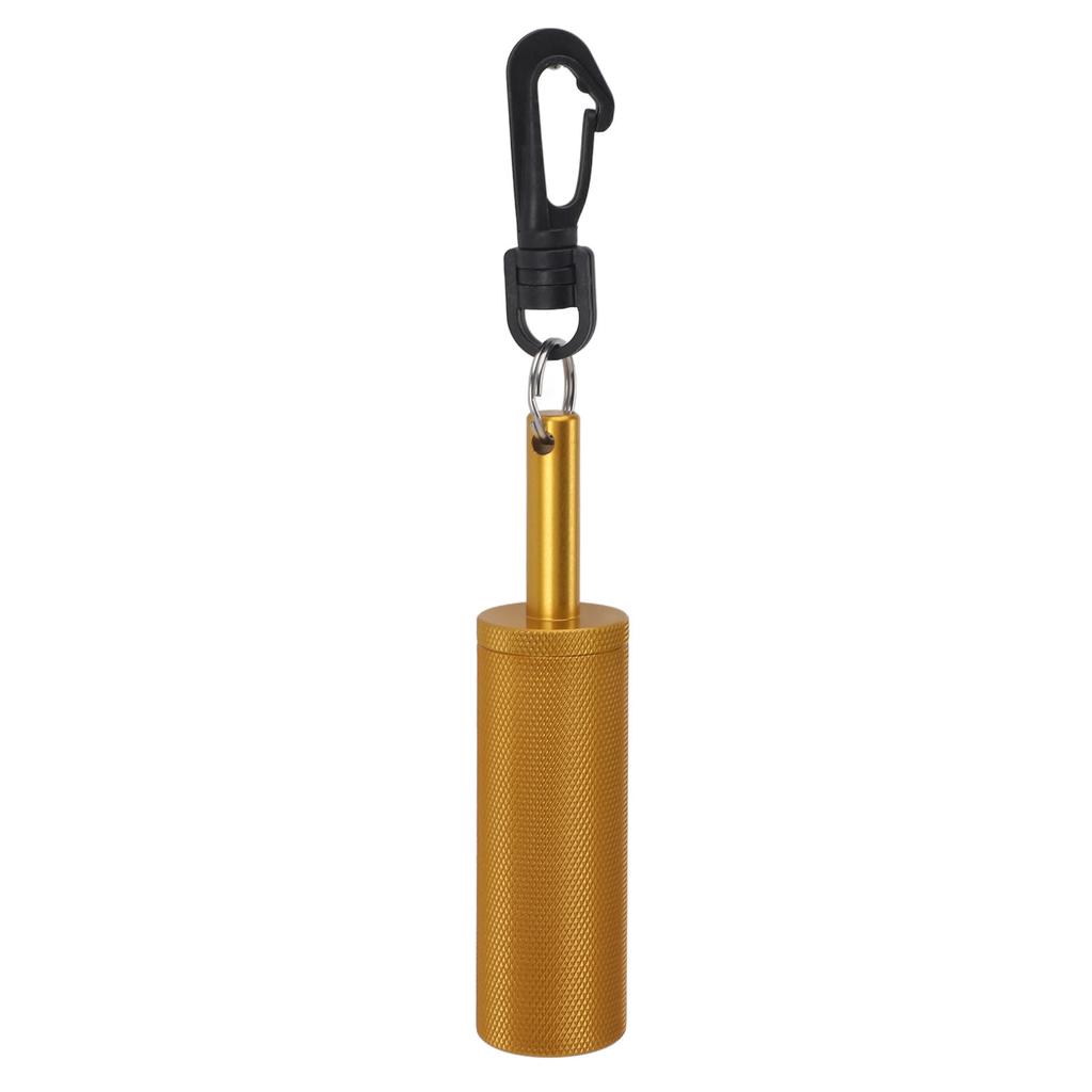 Signal Bell Diving Stick Noise Maker Crisp Sound Aluminum Alloy Underwater Shaker Bell with Clip