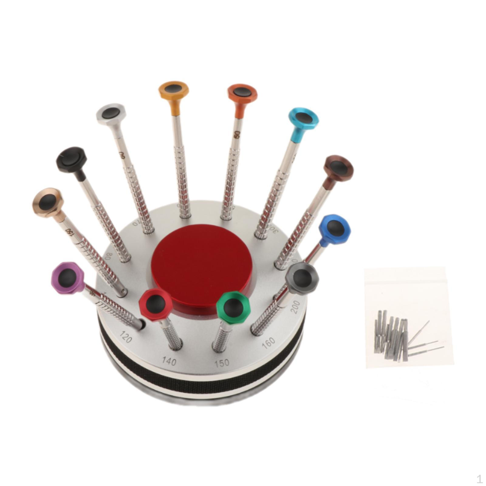 

Набор отверток для часов Вращающийся на 360° Многоцелевой Эргономичный Ремонт часовщиков Silver Base