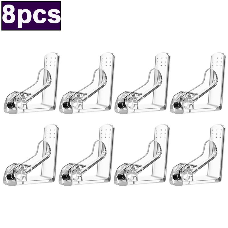 Plastic Transparent Table Cloth Clip Wedding Picnic Table Cover Clip Holder Anti-Slip Party Tablecloth Stable Clips Fixed Clamp