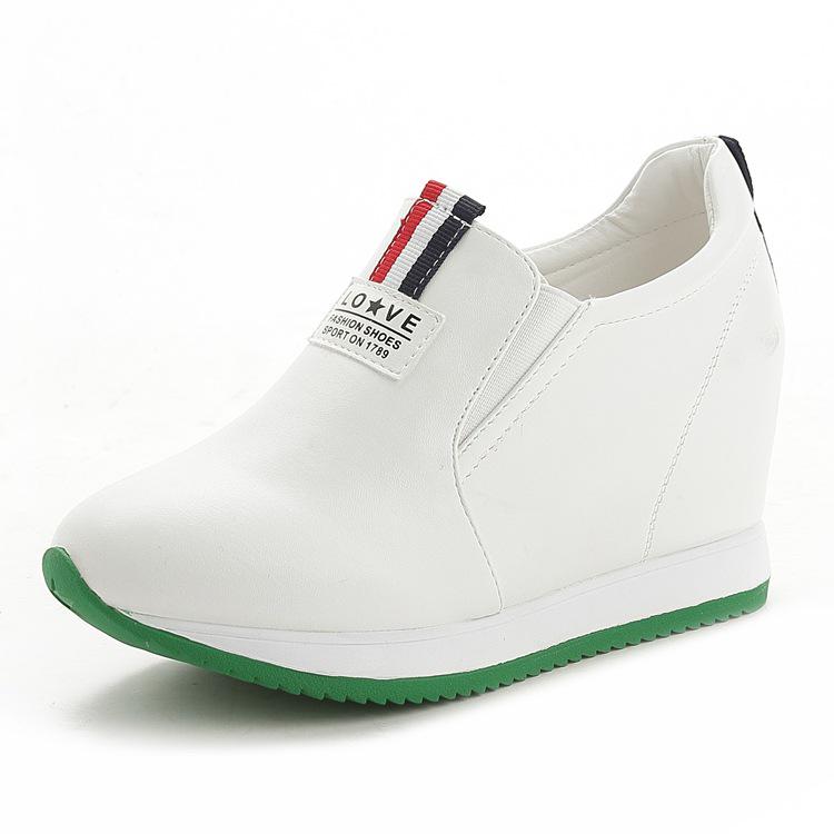 

Spring and Autumn loafers, inner height increase of pointed tip, casual low-top shoes, elastic band foot cover women s single shoes, Wenzhou shoes 33